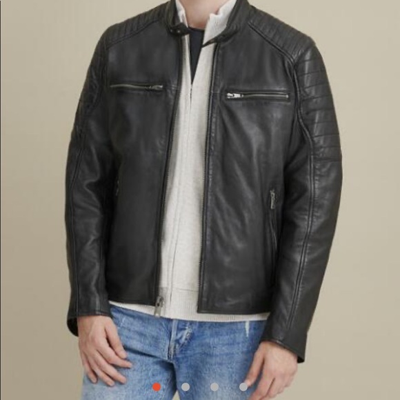 Black Rivet Leather Jacket - Picture 3 of 3